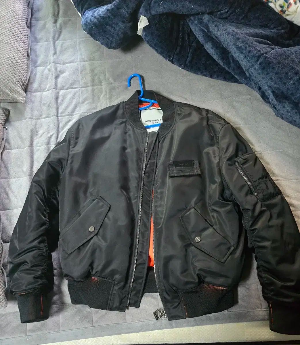 22FW WOOYOUNGMI(ウーヨンミ) バックロゴ MA-1 48 ma1 ma ー 1 サイズ