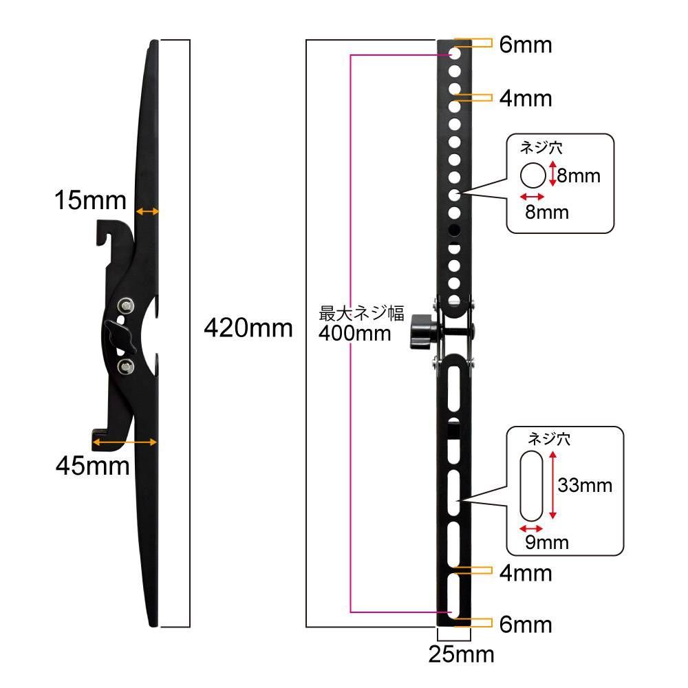 壁美人 TVセッター壁美人TI300Lサイズ ホワイト 石膏ボード ホチキス