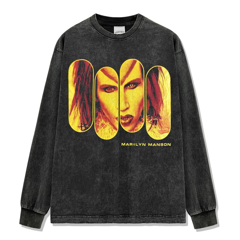 マリリン マンソン Marilyn Manson ヴィンテージ加工 両面