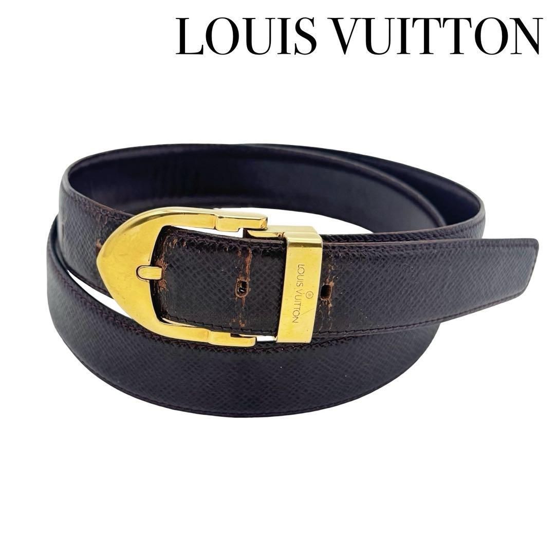 LOUIS VUITTON ルイヴィトン ベルト タイガ サンチュール