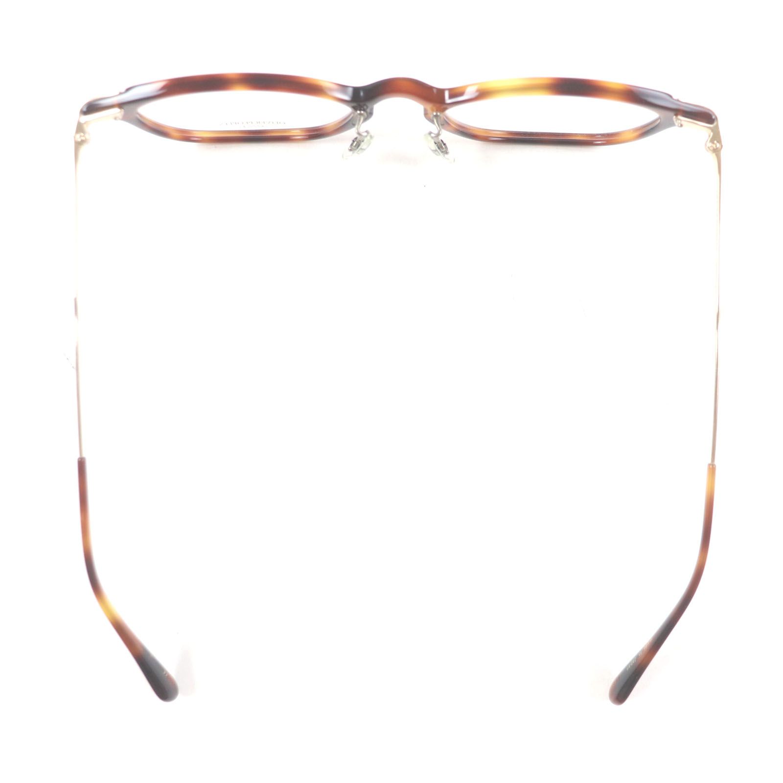未使用品▼OLIVER PEOPLES オリバーピープルズ Hadley DM マーブル柄 ウェリントンシェイプ メガネ 眼鏡 アイウェア クリアブラウン 49□19-140 デモレンズ ケース付き 日本製 メンズ 未使用品▽OLIVER PEOPLES オリバーピープルズ Hadley DM マーブル柄