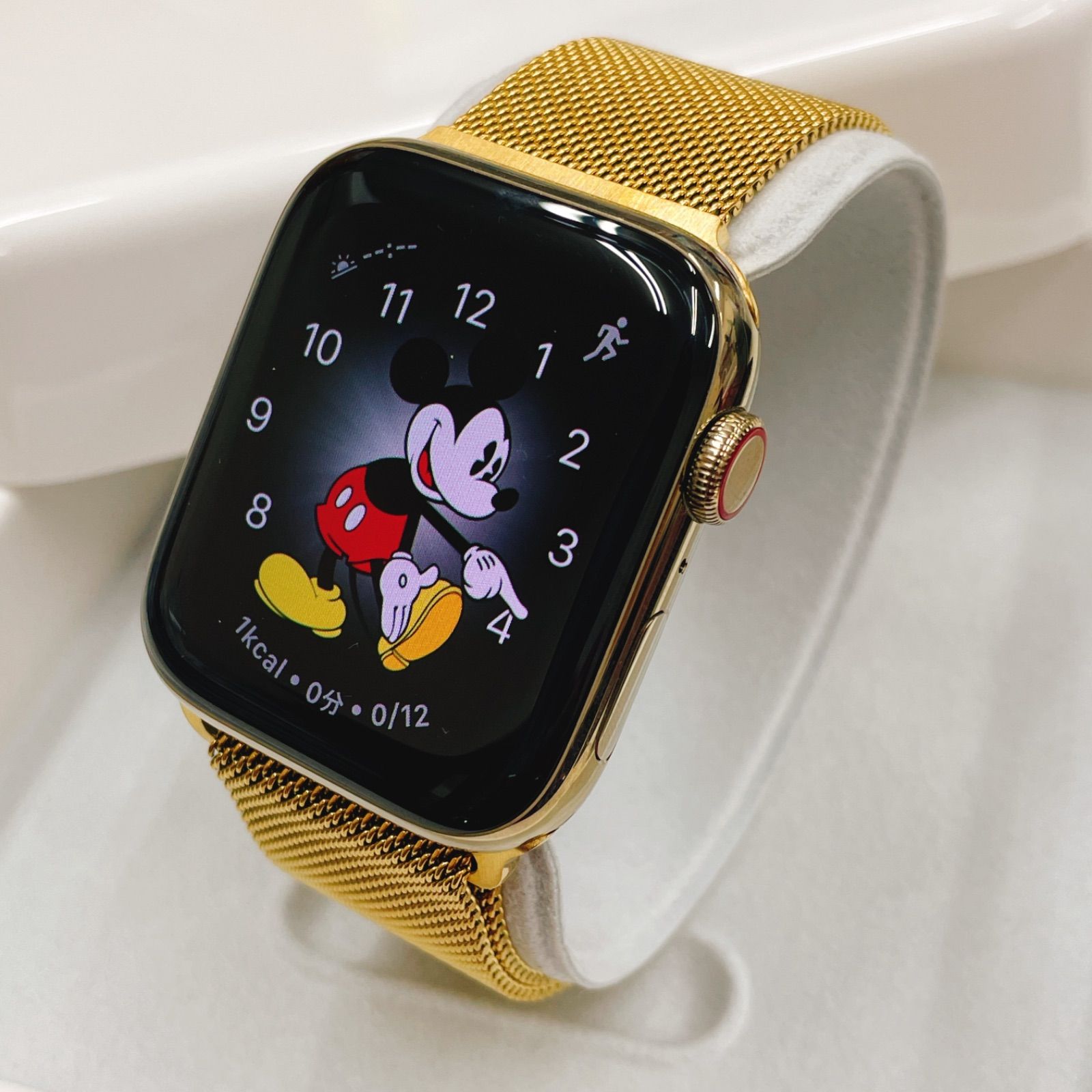 未使用 apple watch series 6 gold ｽﾃﾝ 44mm