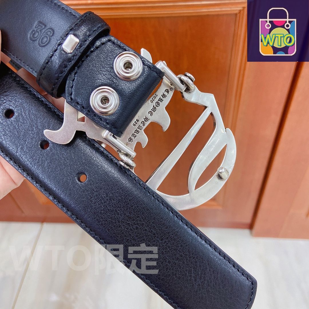 今日特価】Chrome Hearts クロムハーツ 取り外し可能型ベルト