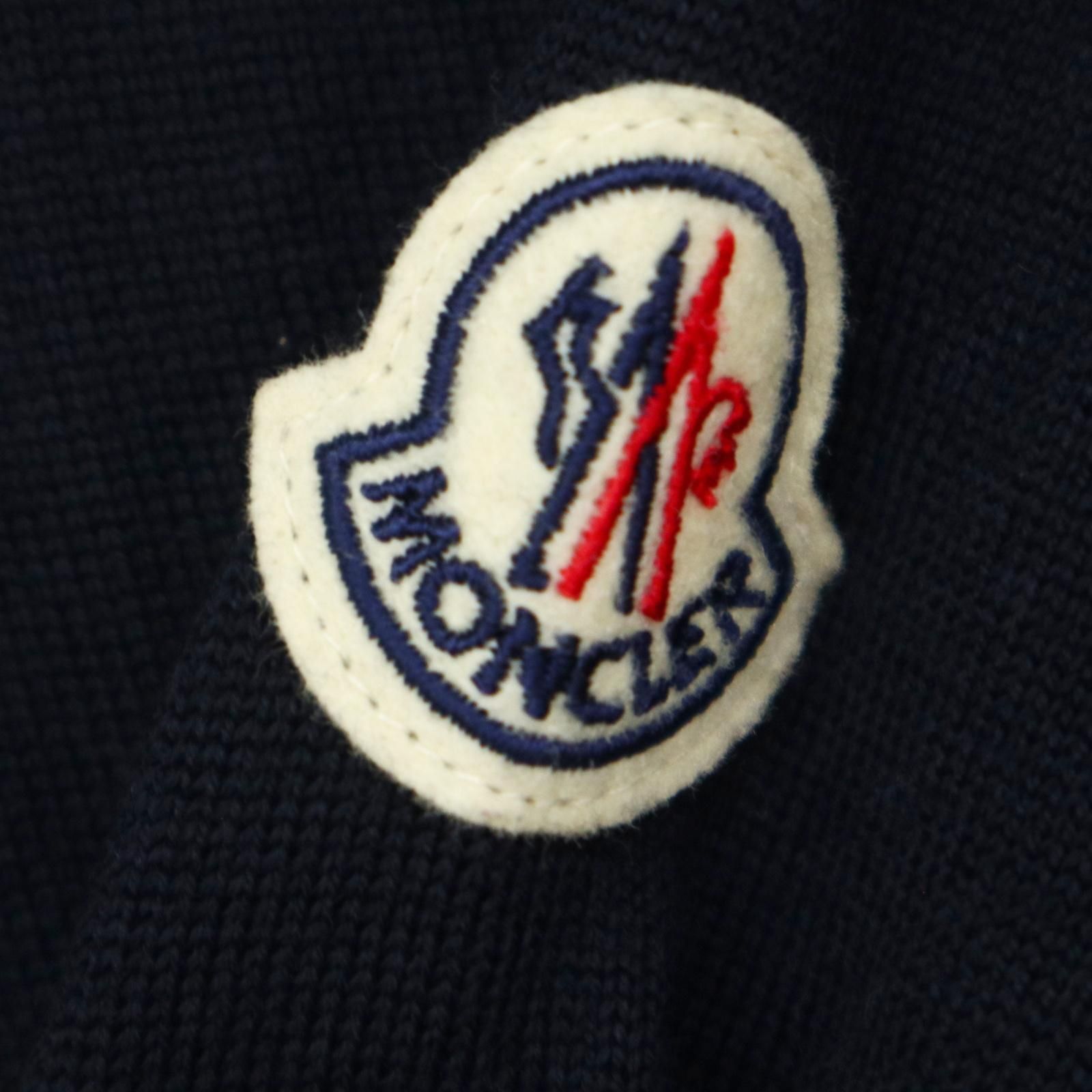 モンクレール MONCLER ロゴワッペン トリコロール ウール
