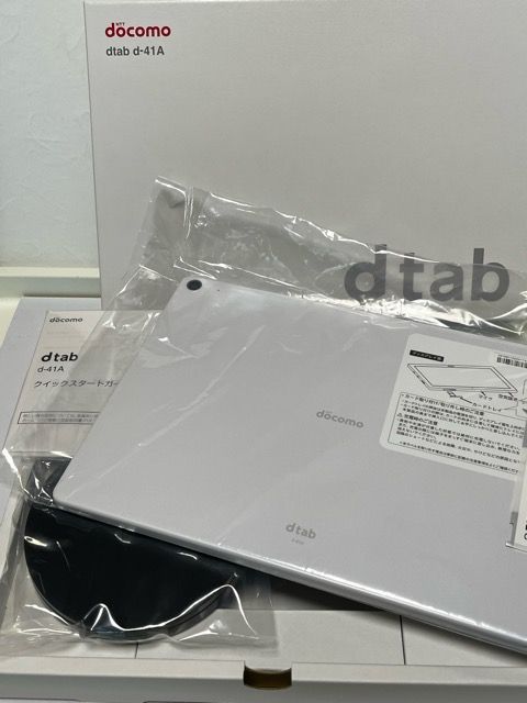 新品未使用品 シャープ dtab d-41A ホワイト docomo 白ロム - 中古