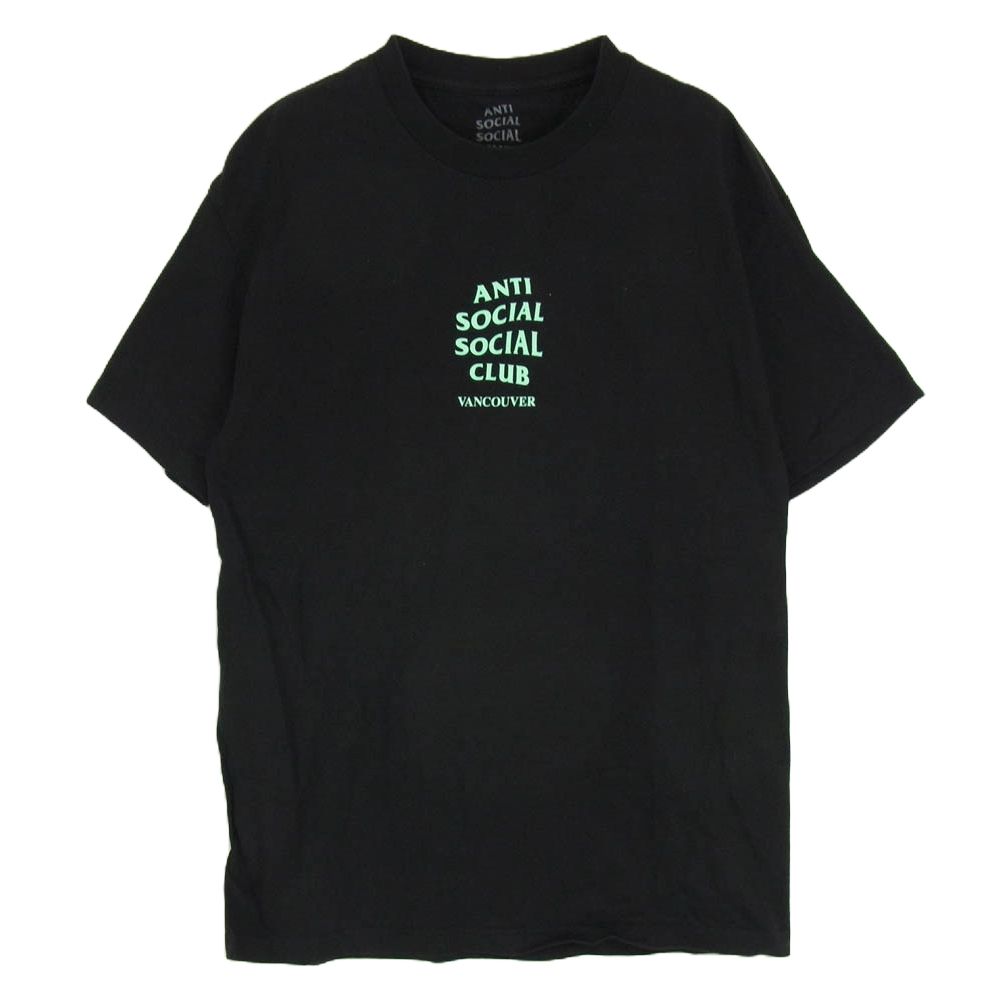 アンチソーシャルソーシャルクラブ anti social social club VANCOUVER バンクーバー プリント Ｔシャツ ブラック系 L