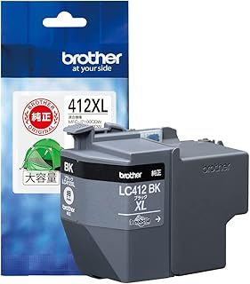 ブラザー純正 ブラザー工業 Brother Industries インクカートリッジブラック 大容量 LC412XLBK対応型番 MFC-J7300CDW MFC-J7100CDW他