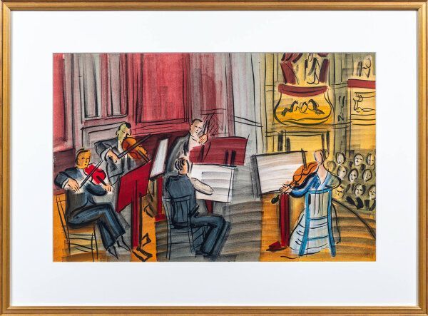 ラウル.デュフィ　リトグラフ　コンサート ラウル・デュフィ/弦楽五重奏～天使のコンサートより～ ラウル