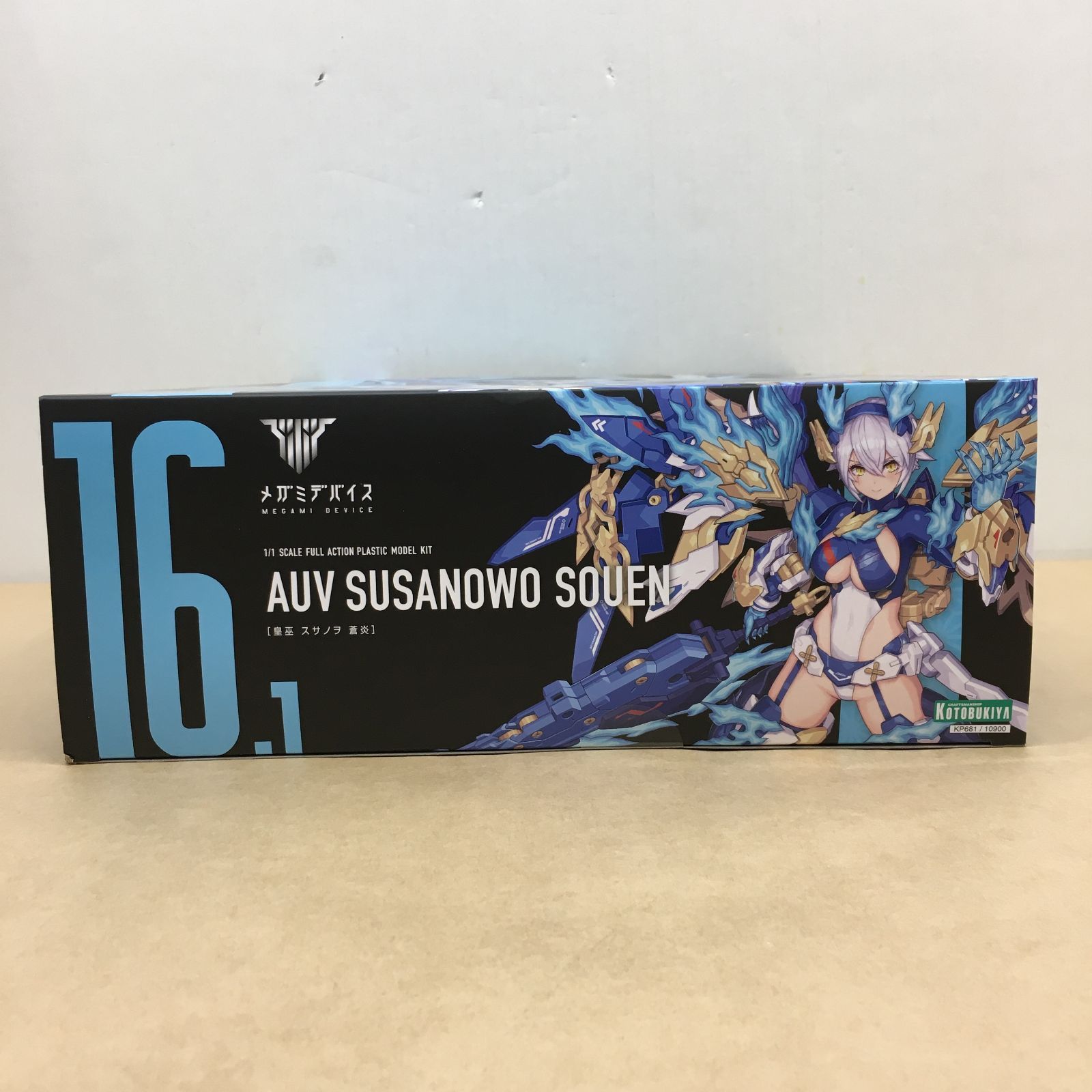 メガミデバイス 1/1スケール プラモデル 皇巫 スサノヲ 蒼炎