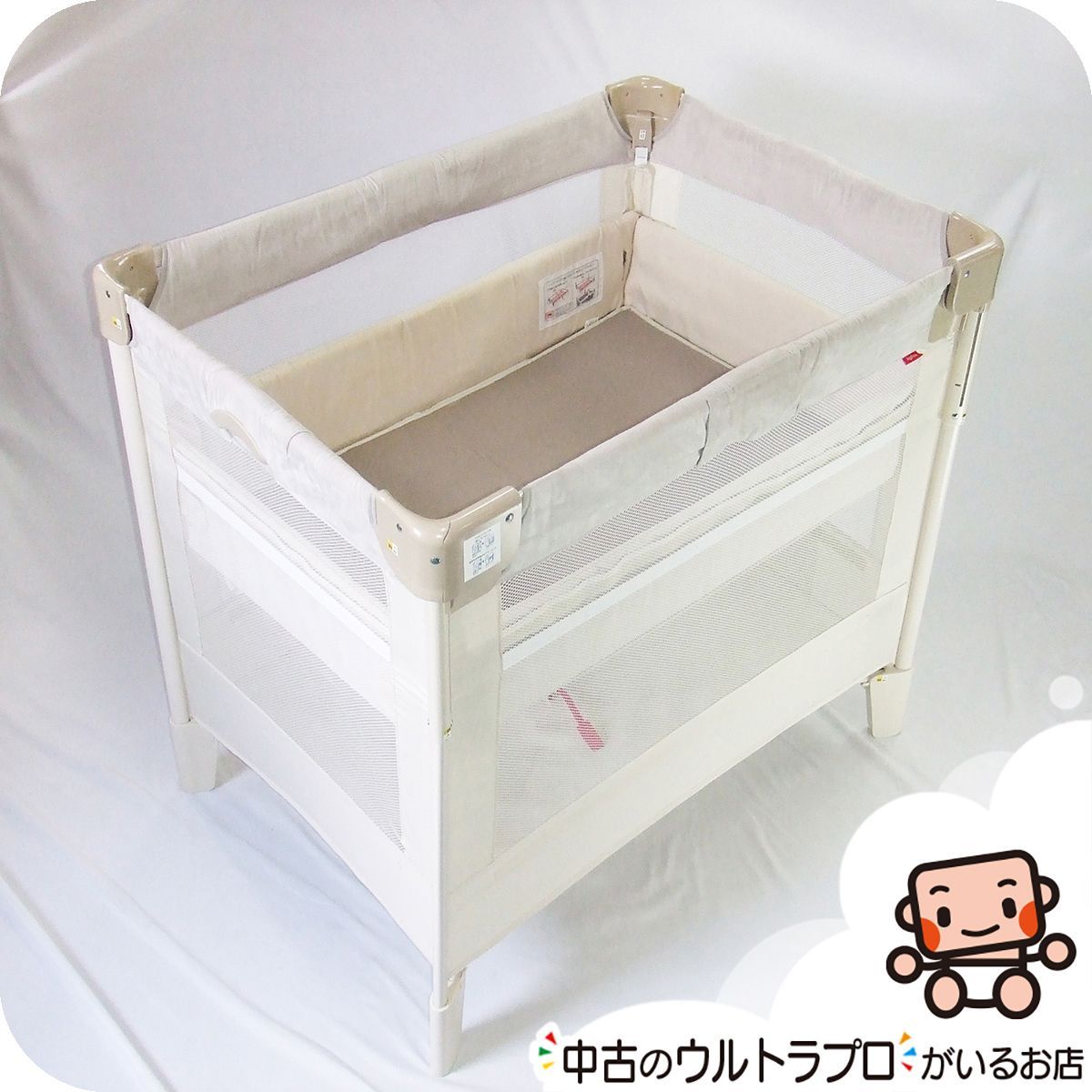 美品】Aprica アップリカ ココネルエアープラス ベビーベッド 美品