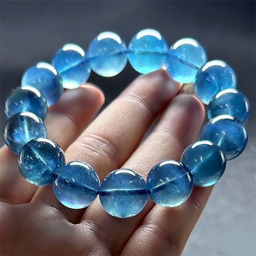 ⭐︎【天然】アクアマリン ブレスレット 16.6g