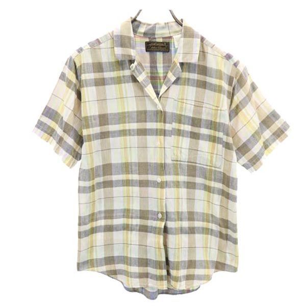 古着 70年代 エディーバウアー Eddie Bauer 黒タグ 半袖 ボーダー ポロシャツ USA製 レディースXS相当 ヴィンテージ /eaa554851 古着 70年代～ エディーバウアー Eddie Bauer 黒タグ マルチ