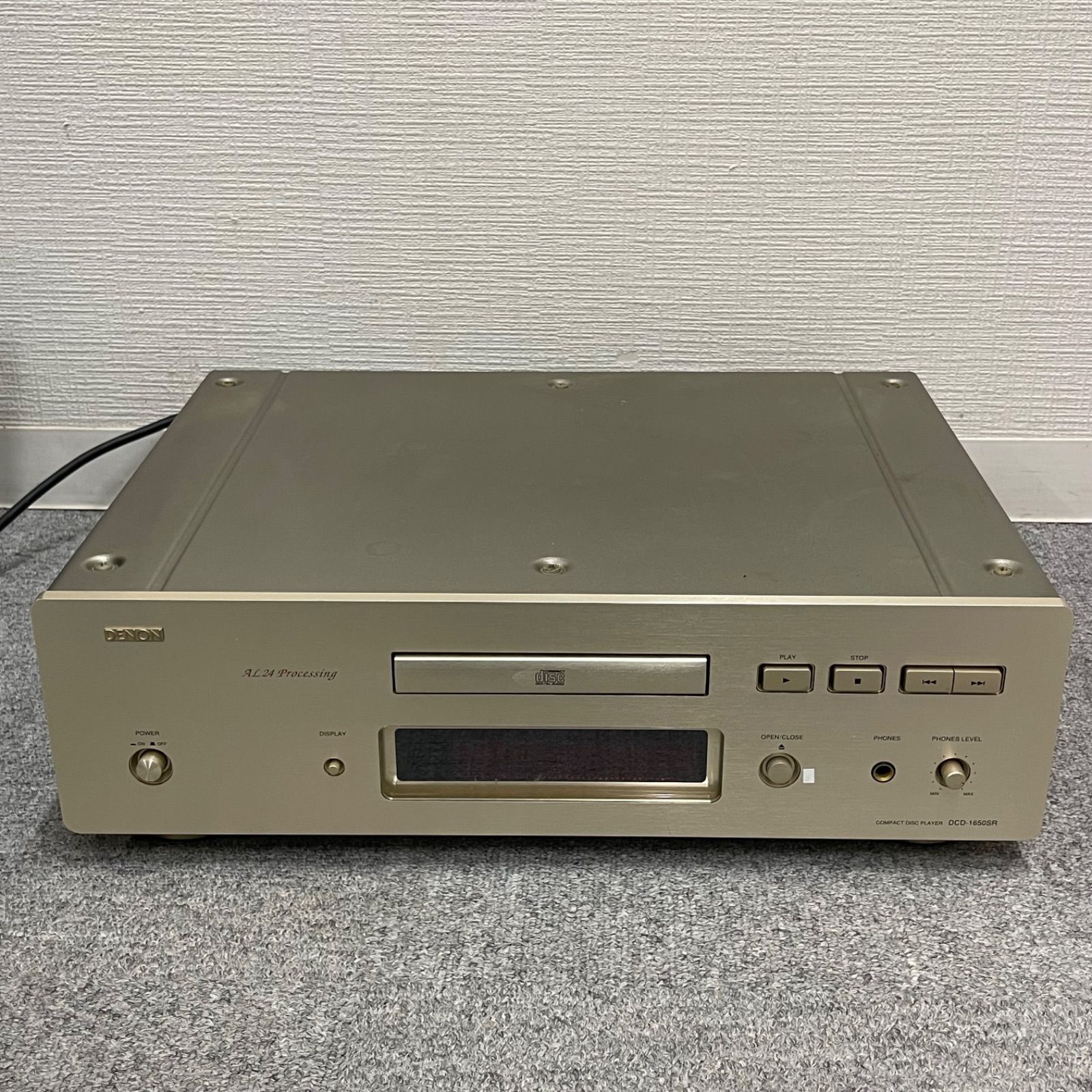 NPA】ジャンク DENON デノン CDプレーヤー DCD-1650SR レトロ