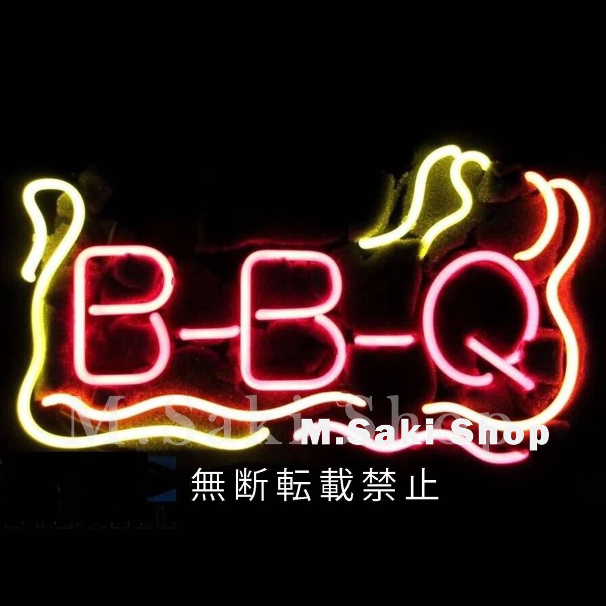 ネオンサイン (BBQ) 焼き肉 NEON SIGN 乾杯 ネオン管 ネオン看板 インテリア 照明 店舗装飾 室内装飾 存在感抜群 おしゃれ 広告用看板 BAR 居酒屋 バー