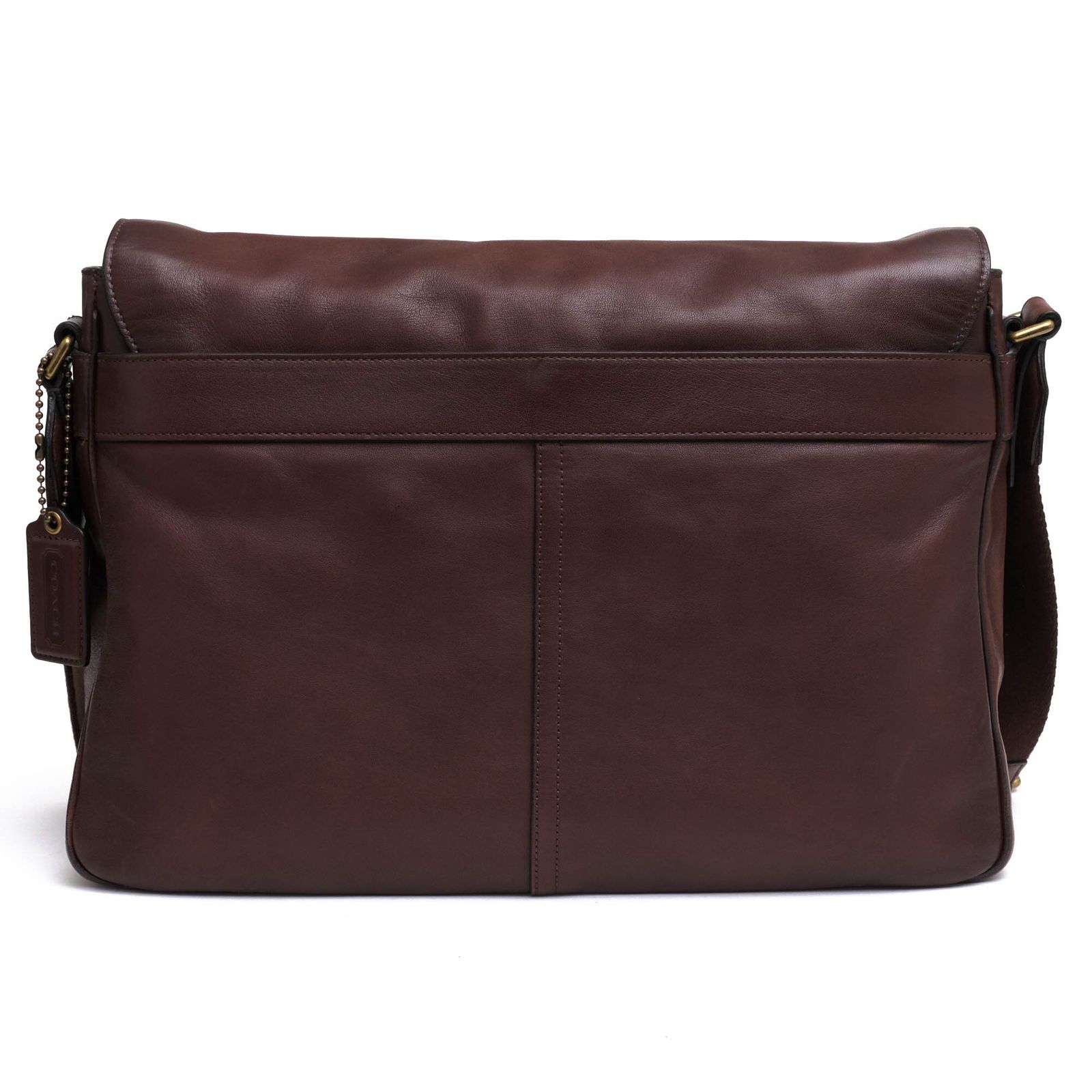 COACH コーチ メッセンジャーバッグ ブラウン レザー 70486