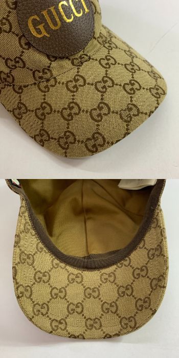 04w3338▽※【中古】グッチ GUCCI GGキャンバス ベースボール