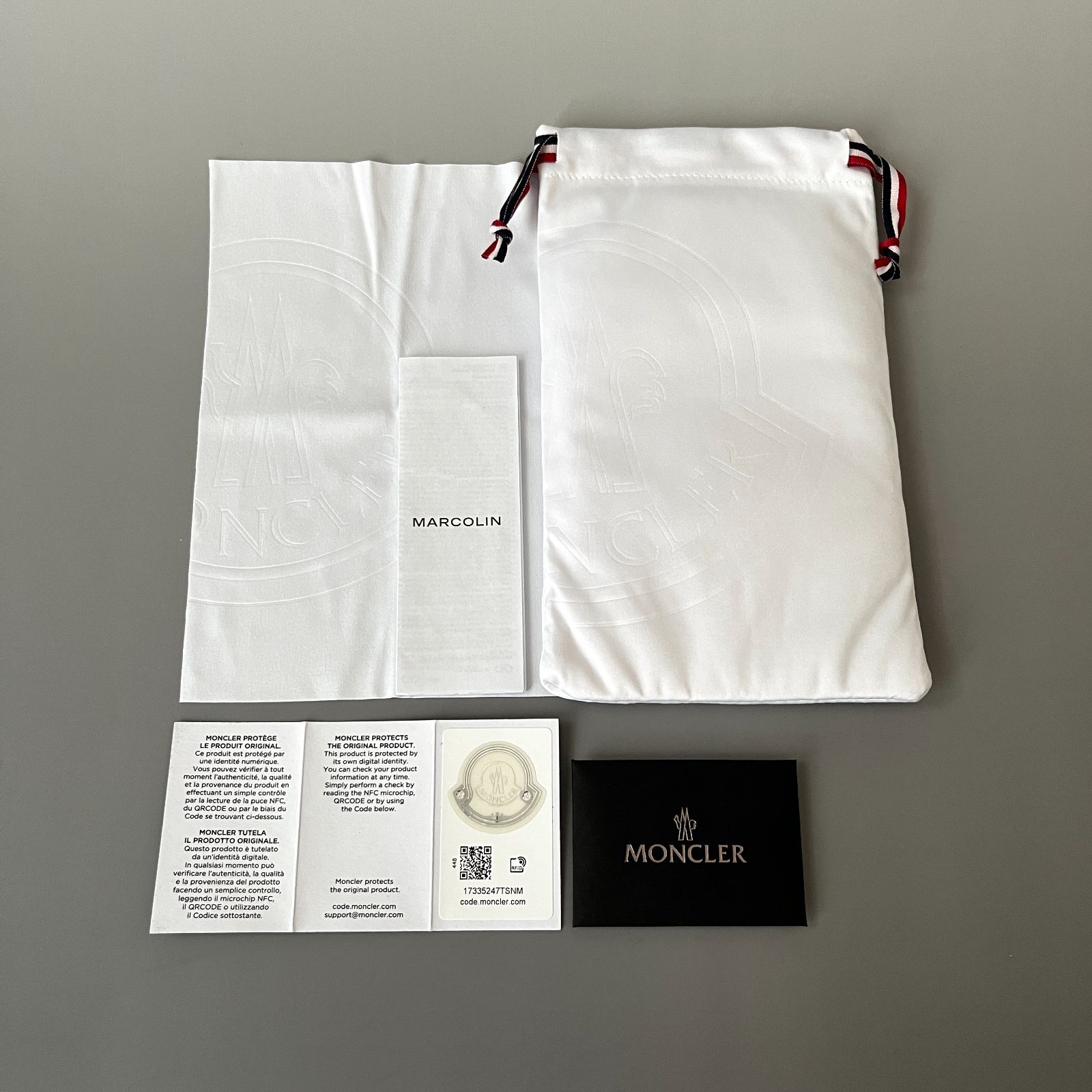 モンクレール メガネ MONCLER ボストン ブラック 黒 メンズ レディース