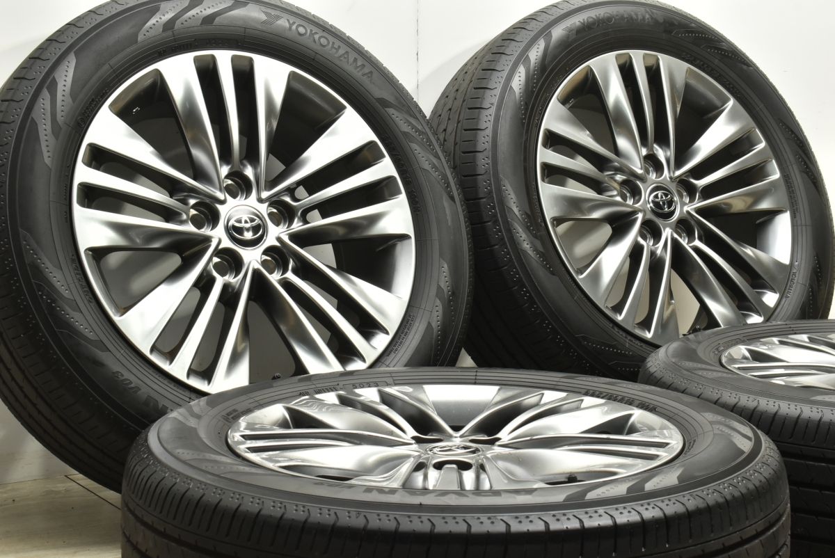 品 トヨタ 40 アルファード 純正 18in 7J 40 PCD120 ヨコハマ アドバンV03 225 60R18 9分山程度 4本 ヴェルファイア