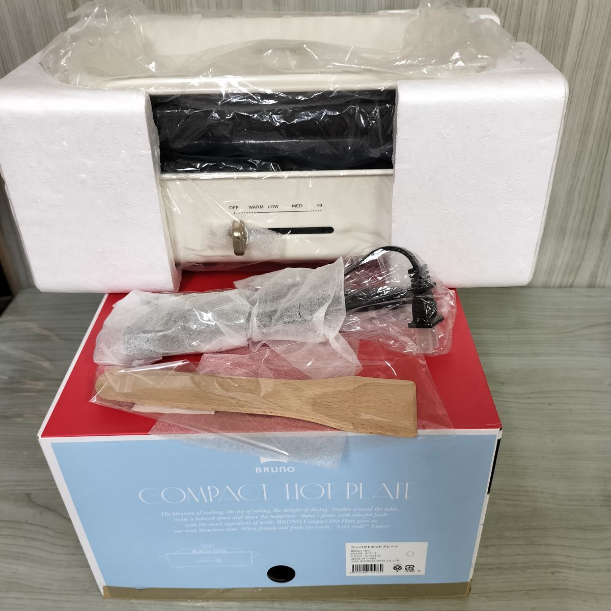 未使用品 動作未確認 BRUNO ブルーノ コンパクトホットプレート