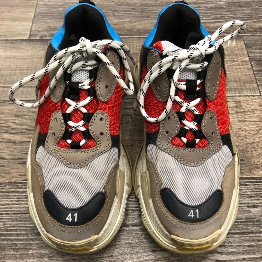 BALENCIAGA TRIPLE S   バレンシアガ　トリプルS　スニーカー　ダッドスニーカー  マルチカラー 27cm　　41