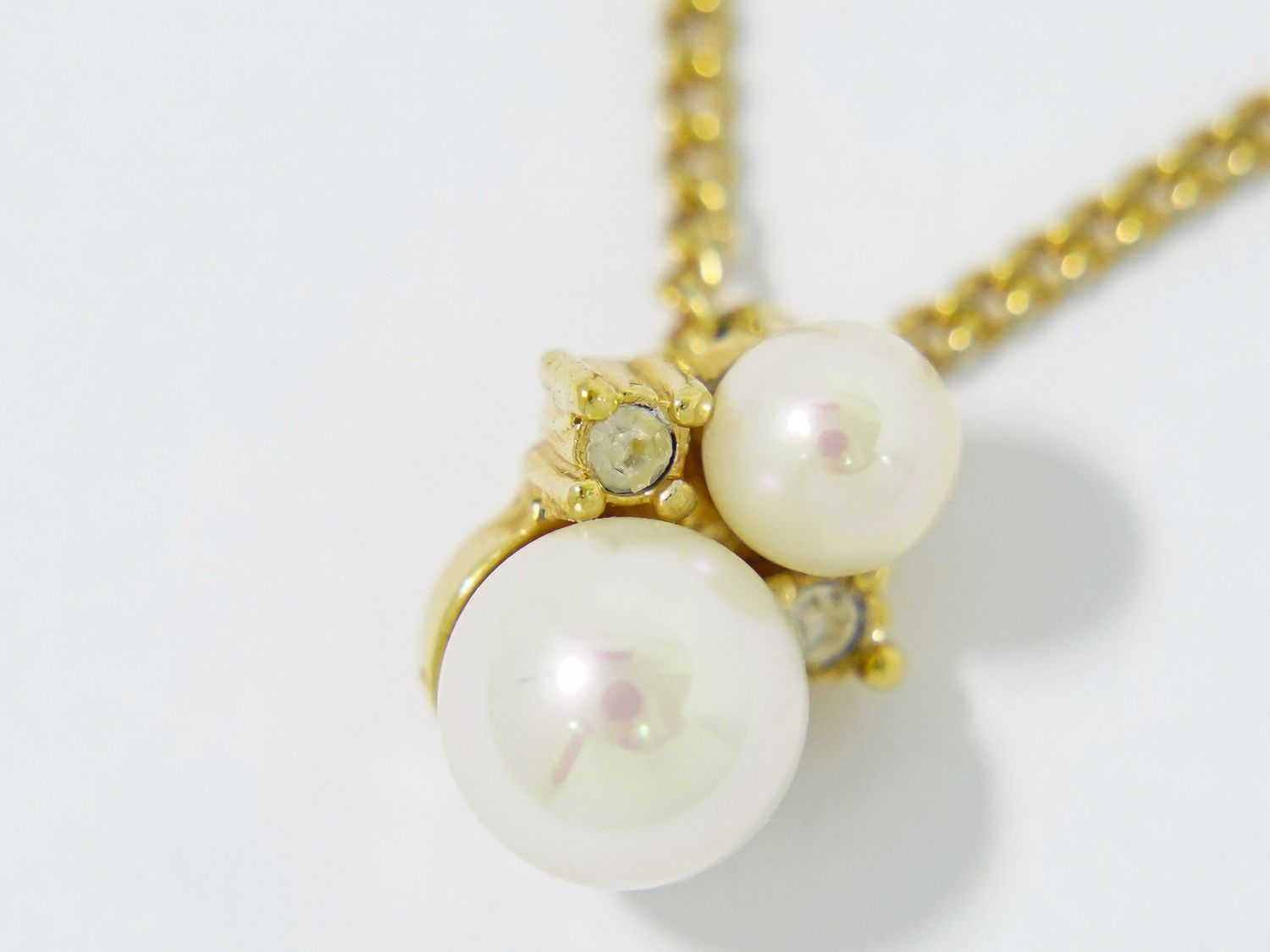 Dior ゴールドメッキ パールネックレス. Dior ゴールドメッキ パール ネックレス Dior ゴールドメッキ