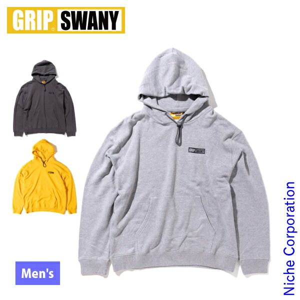 日本製 グリップスワニー GS スウェット フーディ GSMCT-075 STGY スティールグレー L