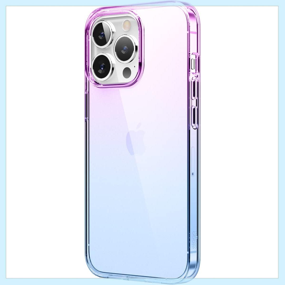 【elago】 iPhone13Pro Max 対応 ケース オーロラ 韓国 風 クリア 大人かわいい スマホケース 可愛い カバー 大人可愛い グラデーション 大人女子 スマホカバー かわいい iPhoneケース [ Apple iPhone13ProM
