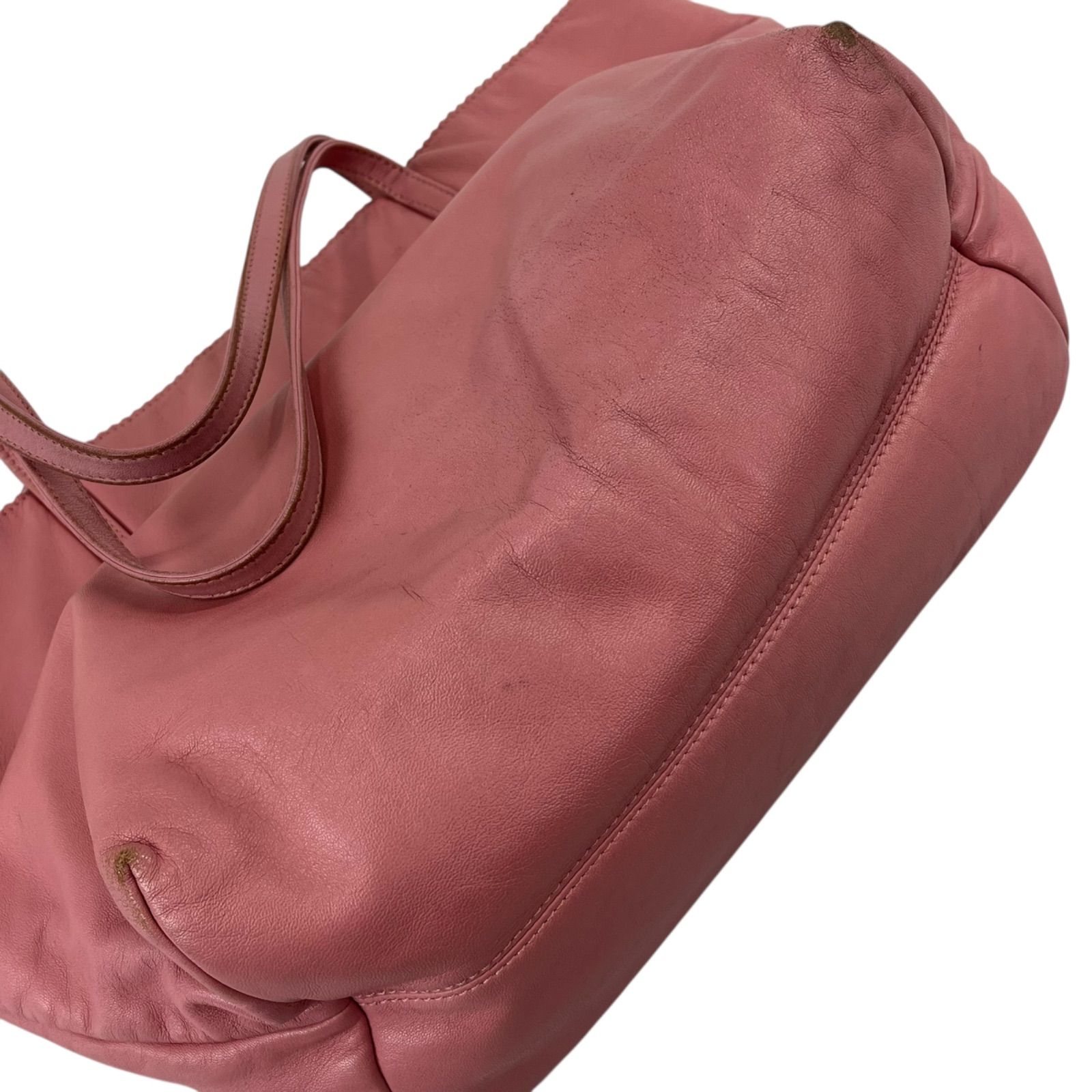 LOEWE ハンドバッグ トートバッグ 手提げ ナッパレザー コーラルピンク ロエベ LOEWE ナッパレザー トートバッグ ピンク 本革