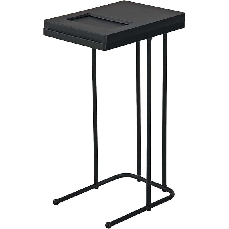 .co.jp 新輝合成 トンボ ユニード ゴミ箱 ゴミ袋 ホルダー L 蓋を開けずにごみを捨てられる ブラック 2個セット 幅23.5×奥行33.5×高さ55.5cm 蓋付き 分別 日本製