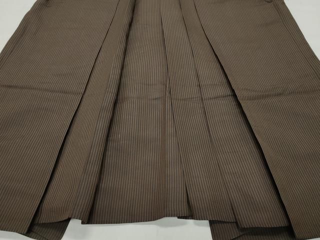 平和屋着物●男性　馬乗り袴　間道　正絹　逸品　CAAX1106vf 平和屋着物○男性 馬乗り袴 間道 正絹 逸品 CAAX1106vf