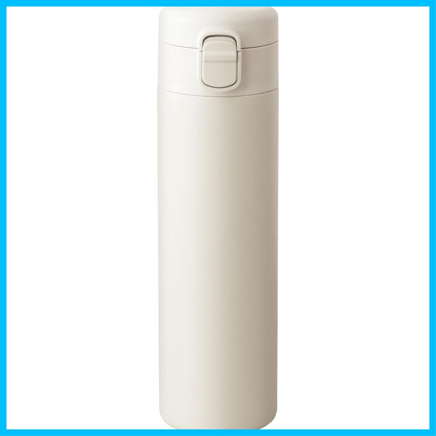 【特価商品】マグボトル 500ml 水筒 アイボリー ワンタッチ栓 シームレス 真空断熱ボトル 食洗器対応 保温 保冷 和平フレイズ RH-1698