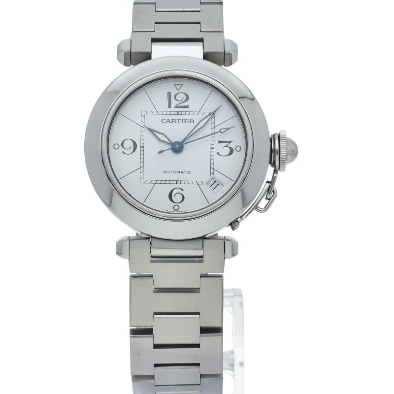 カルティエ パシャC ウォッチ W31074M7 箱 保証書 SS ユニセックス時計  