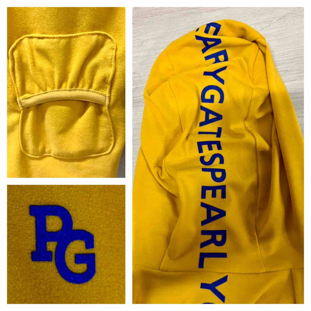 PEARLY GATES パーリーゲイツ ゴルフウェア フード付 ハイネック 長袖