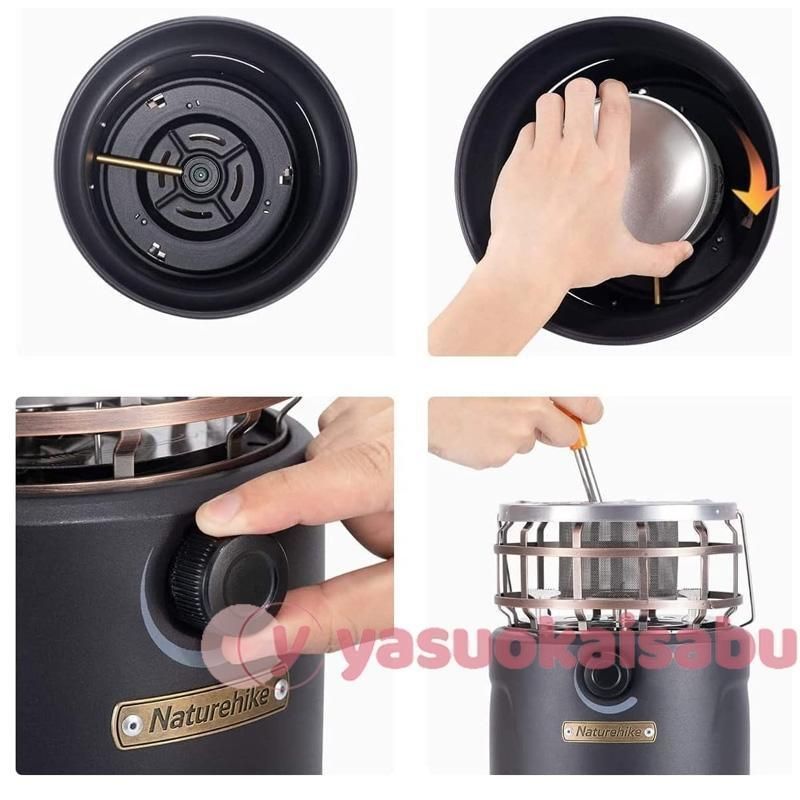 カセットガスストーブ ガスヒーター ポータブルヒーター デカ暖 アウトドア 焙煎ストーブ 電源不要 1台2役 防災用 暖房器具 釣り キャンプ 旅行 防寒対策 WWW_KANDAIZUMI_COM