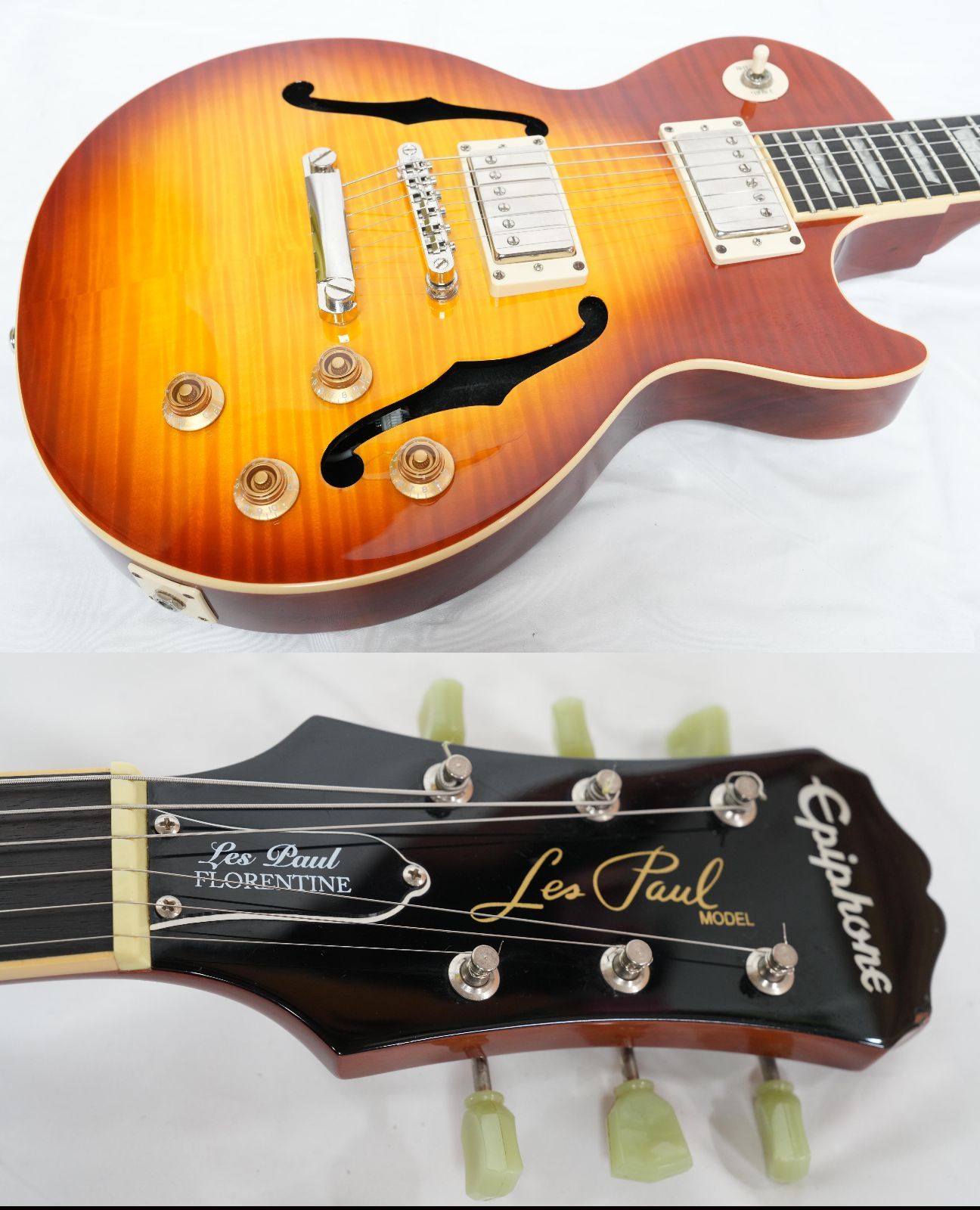 ☆Epiphone by Gibson☆Les Paul Standard FLORENTINE PRO Ice Tea