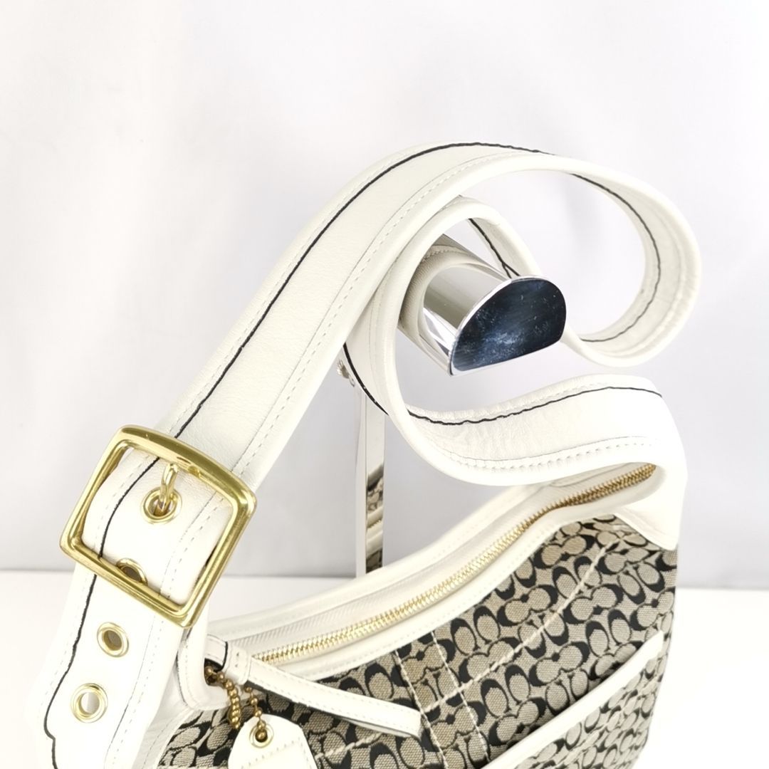 COACH 】L A-1 コーチ 10776 シグネチャー 総柄 一部 レザー COACH 】L A-1 コーチ 10776 シグネチャー 総柄 一部 レザー