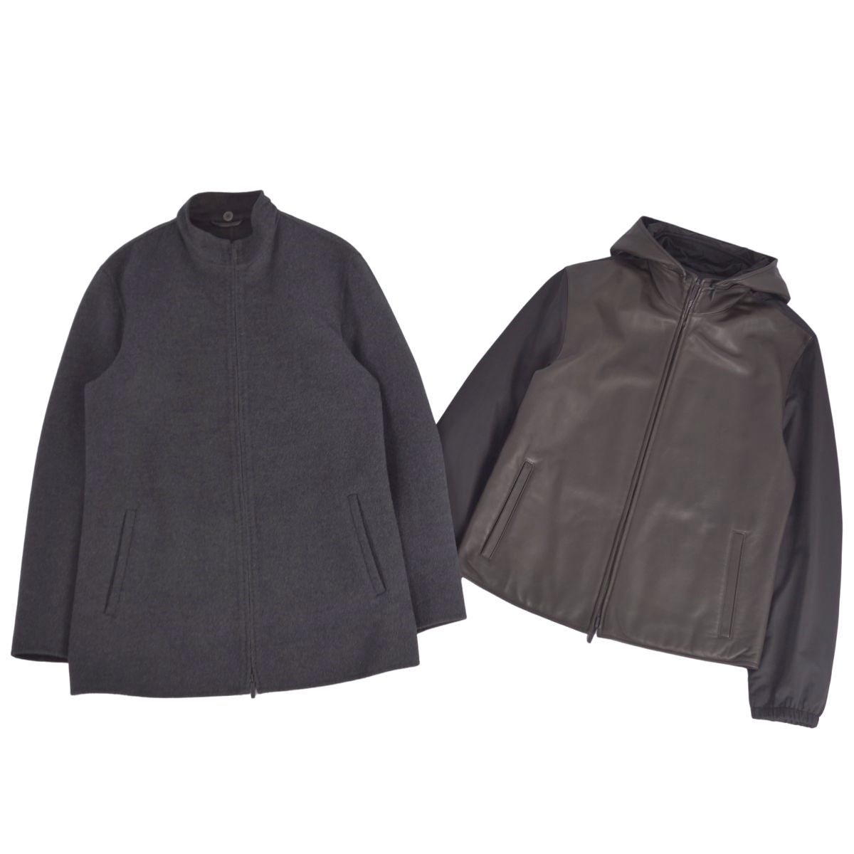 美品 エルメネジルドゼニア Ermenegildo Zegna コート 2way - メルカリ