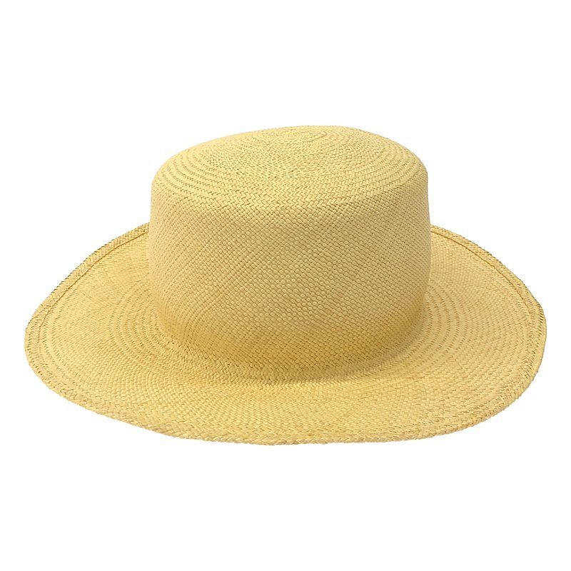 【美品】  5525gallery / 5525ギャラリー | ×KIJIMA TAKAYUKI SQUARE PANAMA HAT キジマタカユキ スクエア パナマ ハット | 1 | ベージュ | メンズ