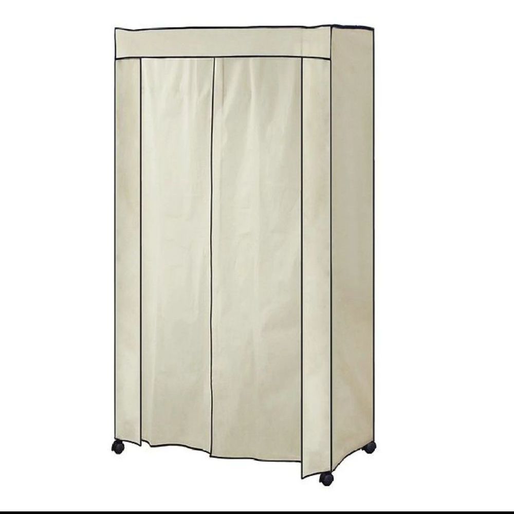 カバー付頑丈ハンガーラック【未使用品】