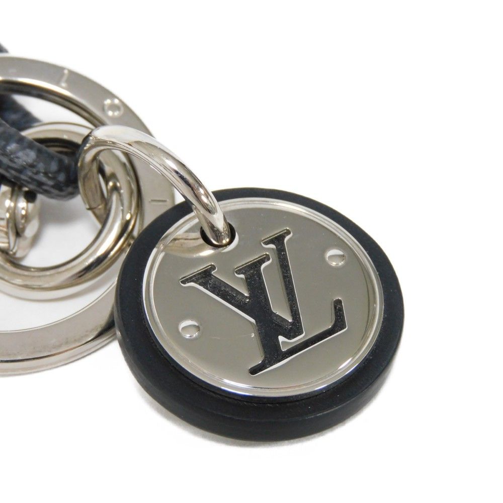 中古】LOUIS VUITTON キーホルダー レザーロープ キーリング
