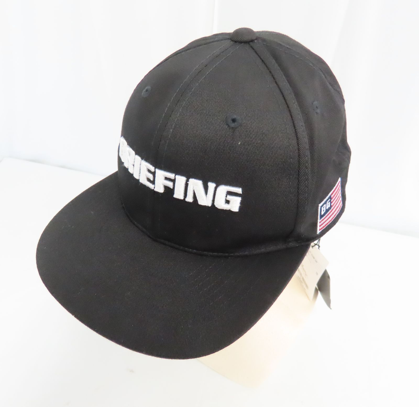 BRIEFING ブリーフィング ベーシック フラットバイザー ロゴ