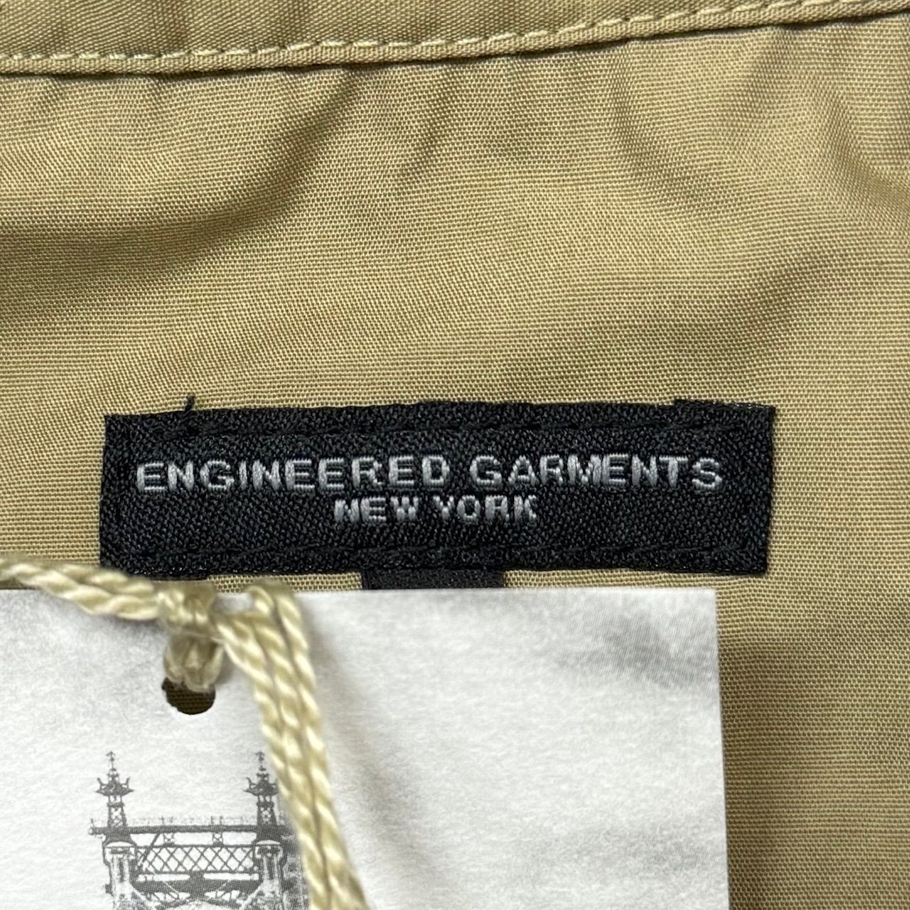 ENGINEERED GARMENTS ベージュ長袖シャツ M エンジニアードガーメンツ 長袖 ワークシャツ ベージュ Mサイズ