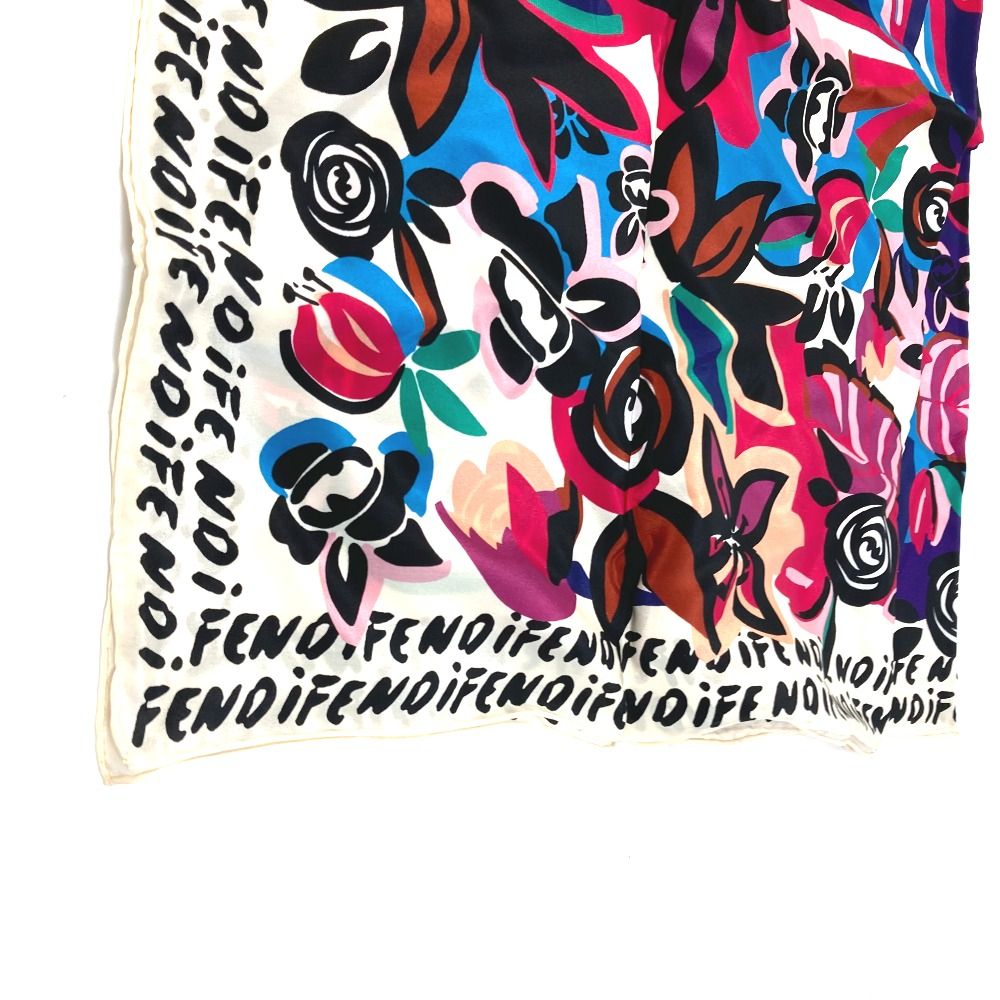 FENDI フェンディ スカーフ ロゴ FXT085 シルク - メルカリ