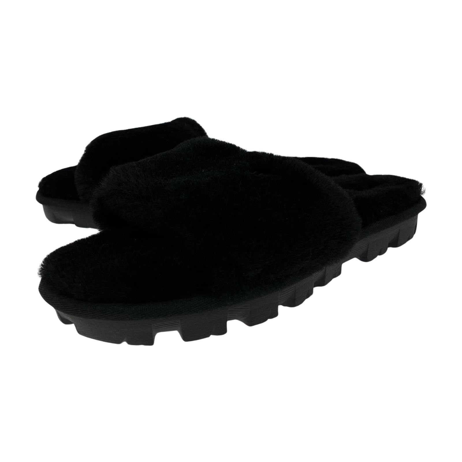 UGG サンダル ブラック ファー size23cm 新品未使用！ UGG アグ ファー