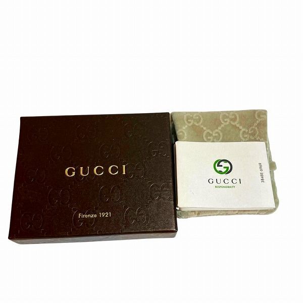 GUCCIシマ ブラック×シルバー