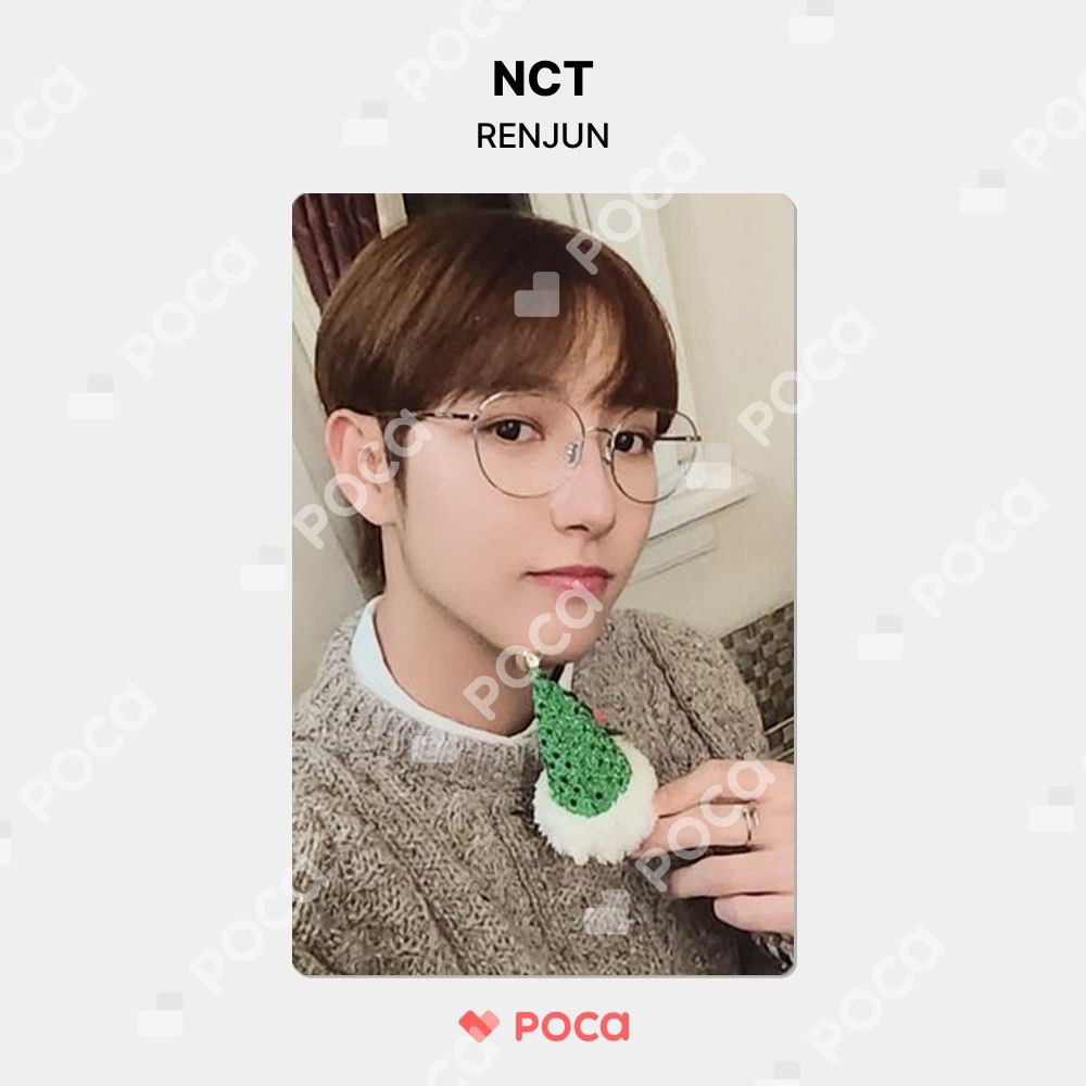 NCT ロンジュン トレカ 2022 PINK CHRISTMAS PHOTO CARD RANDOM