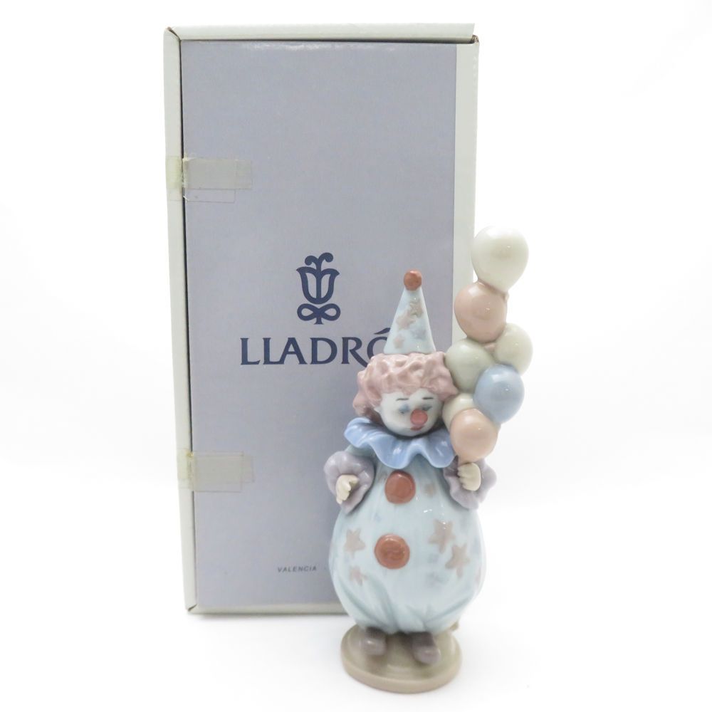 美品 LLADRO リヤドロ 5811 風船欲しい？ フィギュリン ピエロ 置物 陶器人形 オブジェ インテリア SU8875Q3 - メルカリ