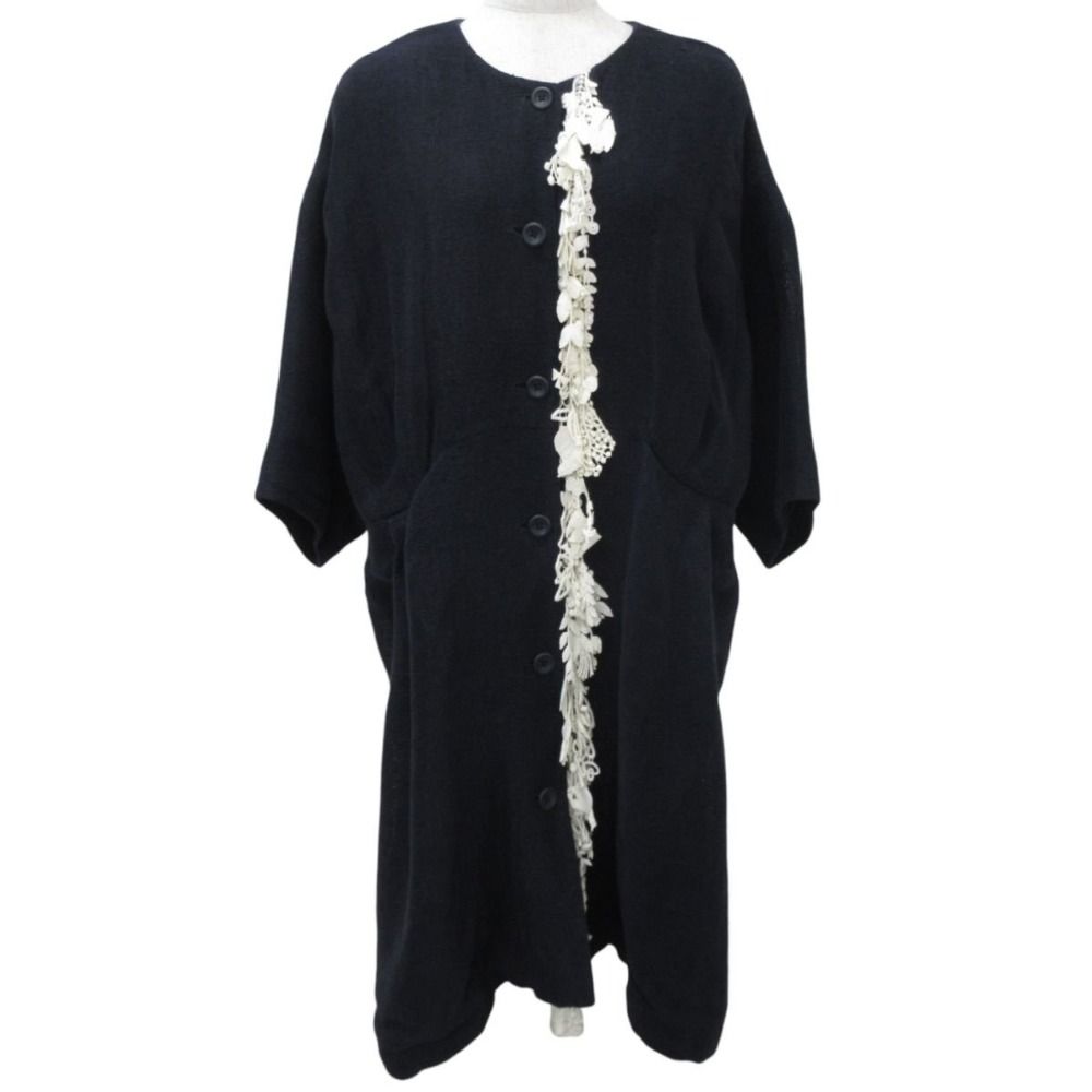 美品　ミナペルホネン　ダウンロングコート 美品 mina perhonen ミナペルホネン forest parade 刺繍