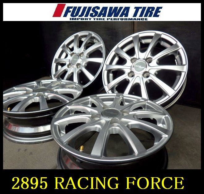 2895 B▲送料無料▲RACING FORCE RF-TS10 ホイール▲14x4.5J 4穴 PCD100 45▲4本