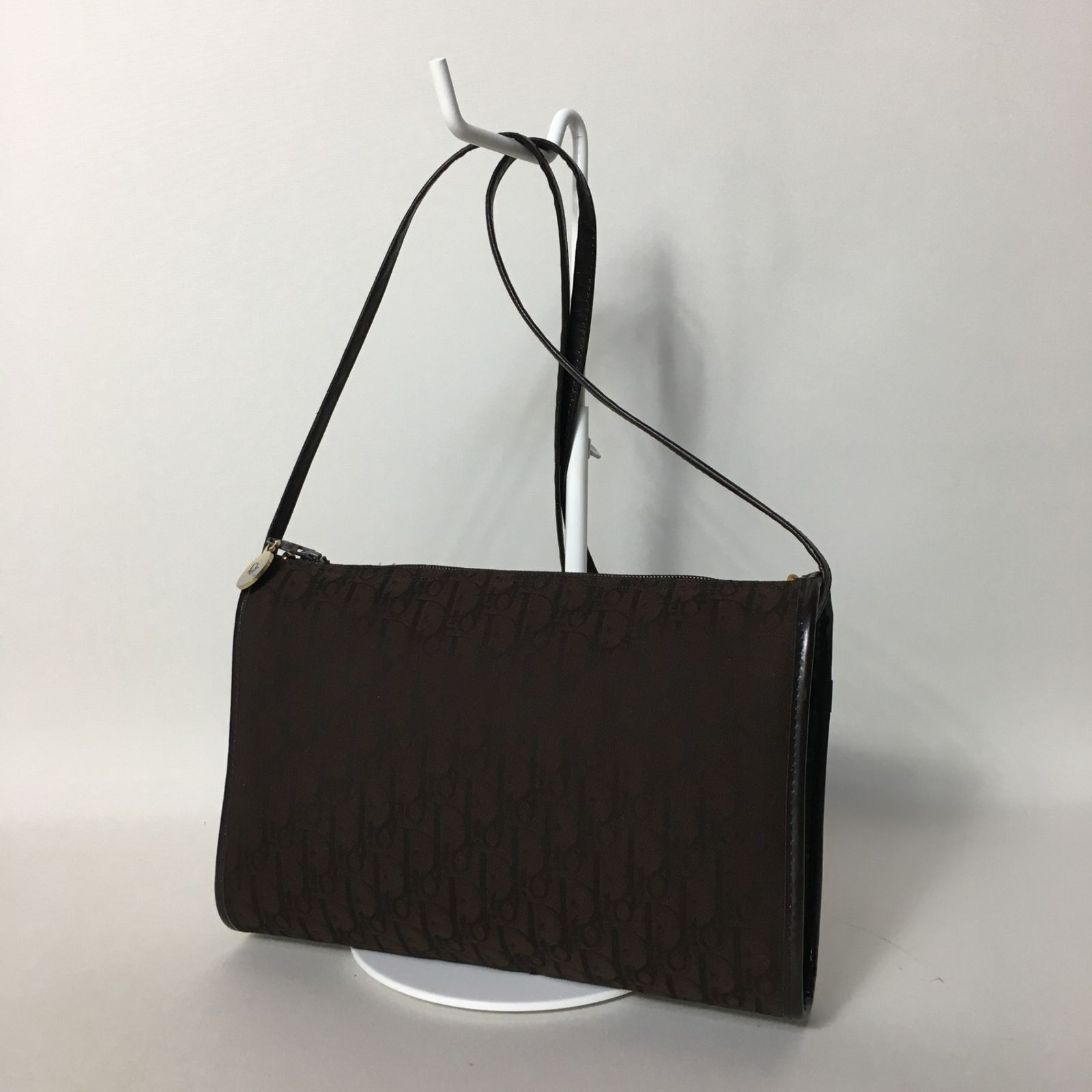 2507-49｜ディオール ショルダーバッグ ダークブラウン トロッター Christian Dior - 2507-49｜ディオール ショルダーバッグ ダーク